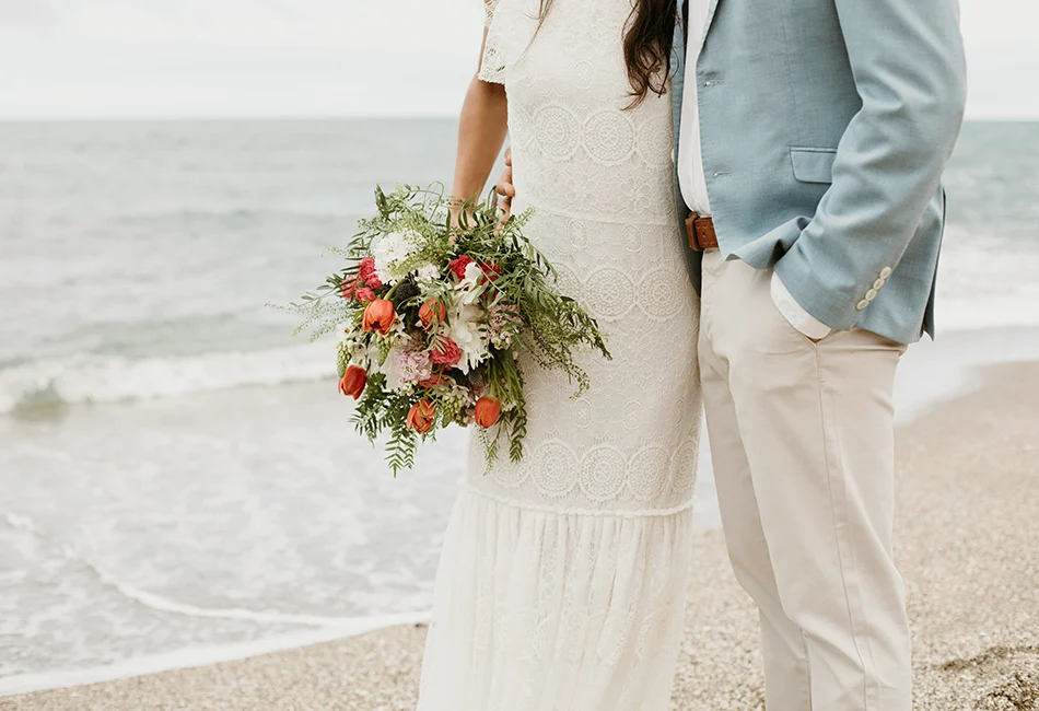 Casamento à beira-mar